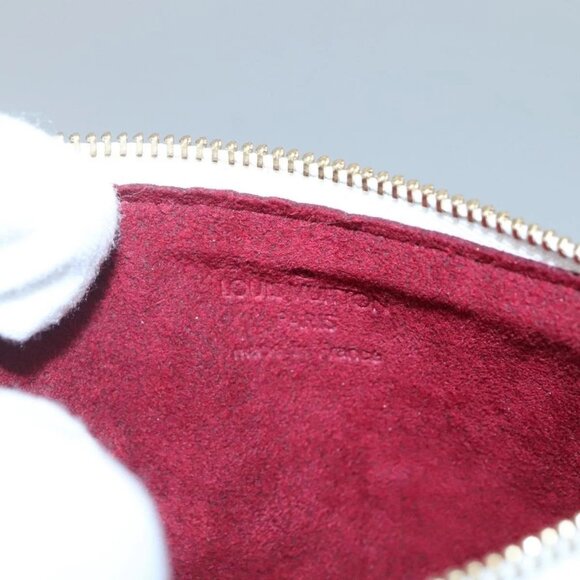 LOUIS VUITTON Monogram Multicolor Pochette MM Pouch White M60028 LV Auth 134908V - Picture 12 of 16